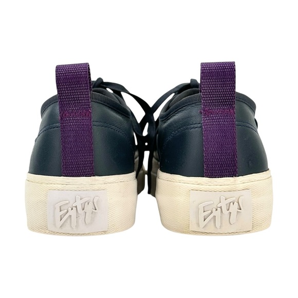 EYTYS Mother Navy Blue Platform Nobuck Leather Chunky Platform Sneakers sz 8.5 - Picture 6 of 9